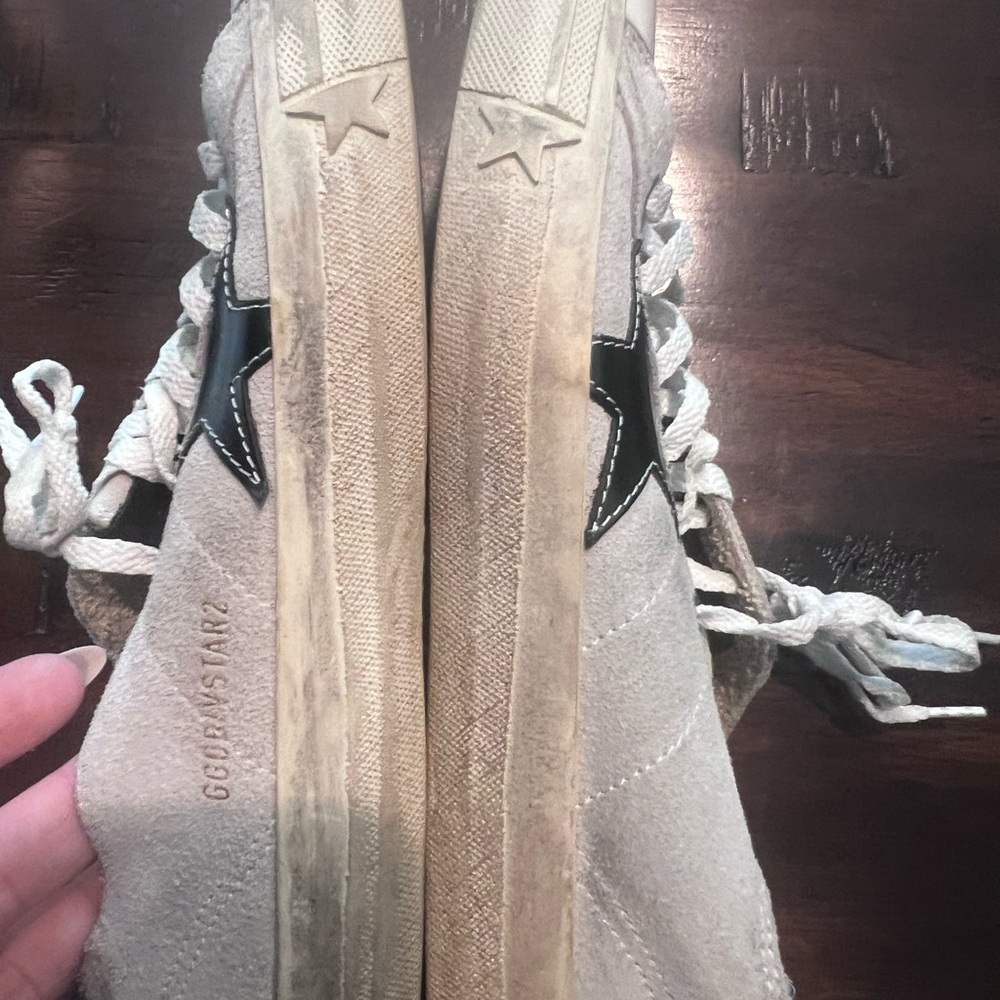 Golden Goose Gray Sneakers with Black ⭐️ - Picture 6 of 7